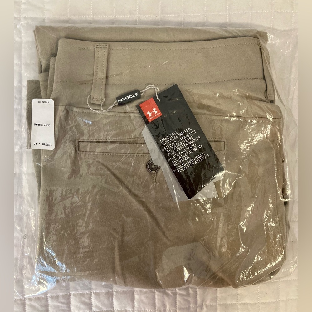 NEW Under Armour Men’s Golf Straight Leg Pants
